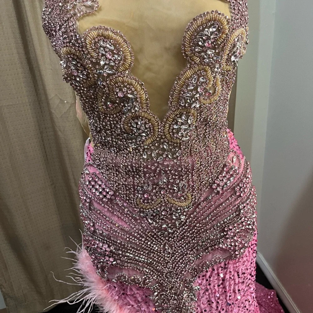 Prom Dress (Pink) - Picture 6 of 13